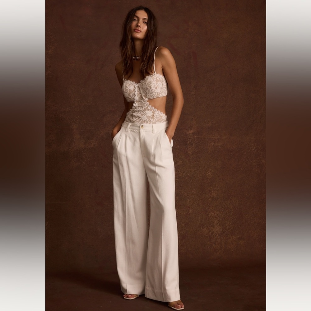 Princesa White Lace Bodysuit
